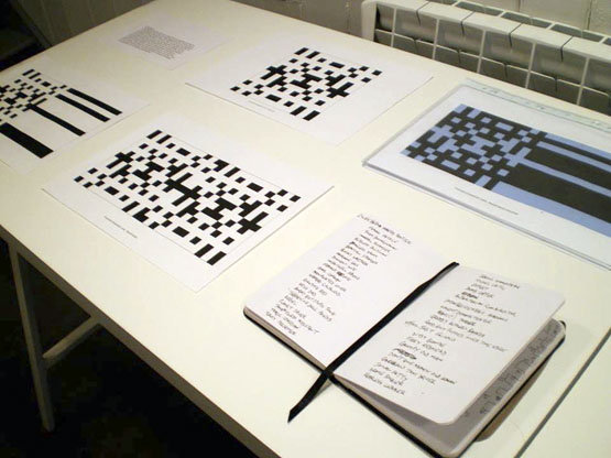 Philip Bradshaw, Installation view, The Sketchbook